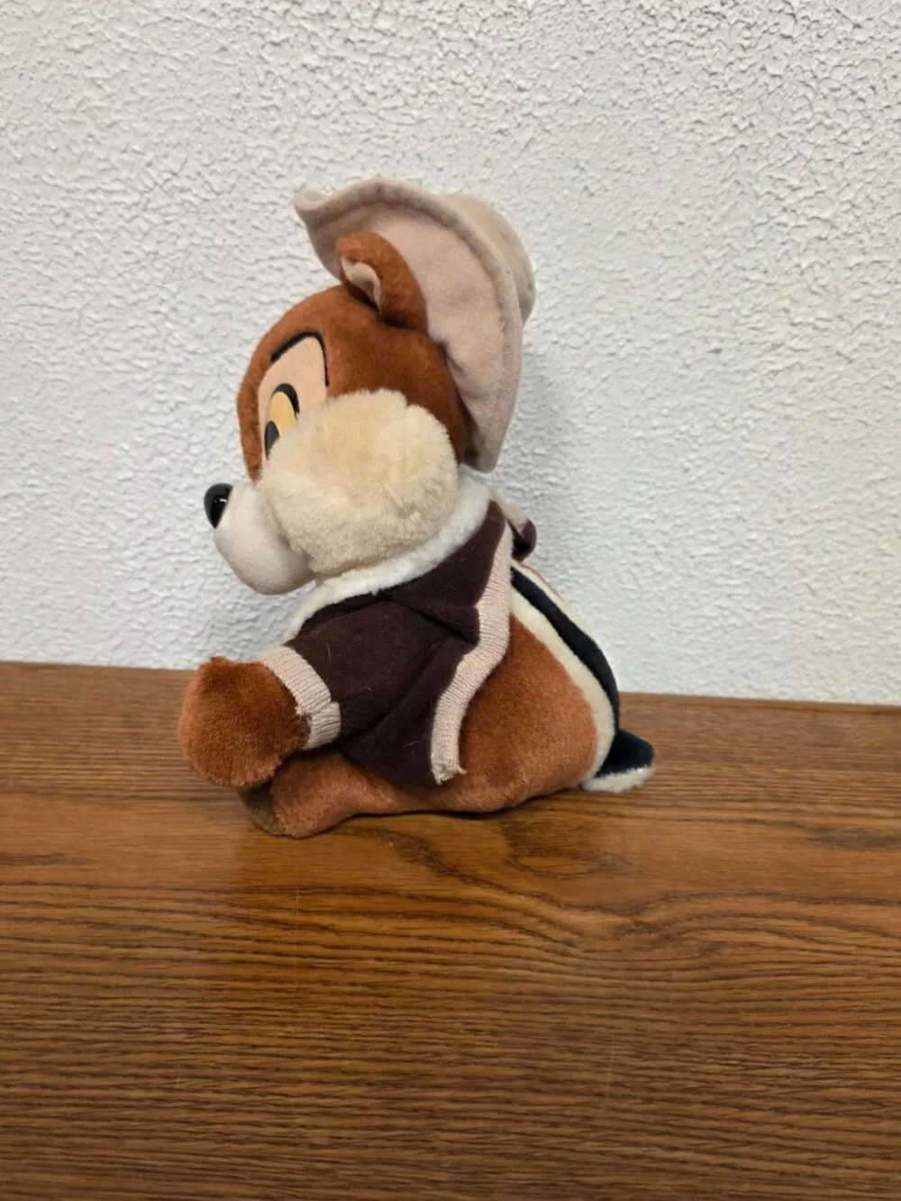 Plush Disney Rescue Range Chip from Chip & Dale - Vintage 1989 - Stuffed Animal